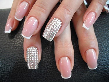 френч со стразами френч со стразами