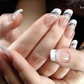 свадебный маникюр со стразами свадебный маникюр со стразами