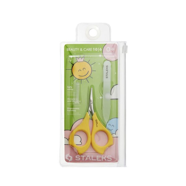 Staleks (Сталекс) Набор ножницы детские + пилка BEAUTY & CARE 10 TYPE 6, SBC-10/6