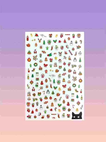 Слайдер для дизайна ногтей Новый год