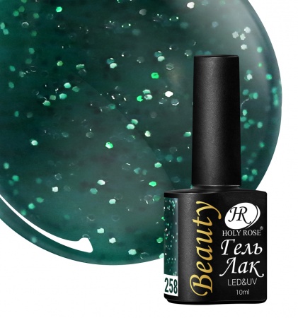 Гель-лак Holy Rose (Холи Роуз) Beauty № 258, 10 мл.