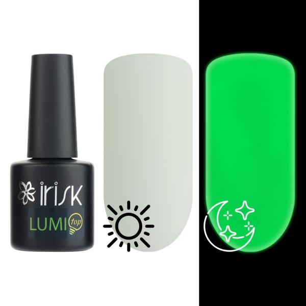Топ Irisk (Ириск) Lumi люминесцентный без липкого слоя 02 матовый, 10 мл