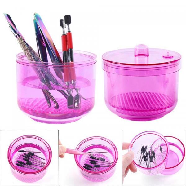 Бокс для стерилизации фрез, розовый