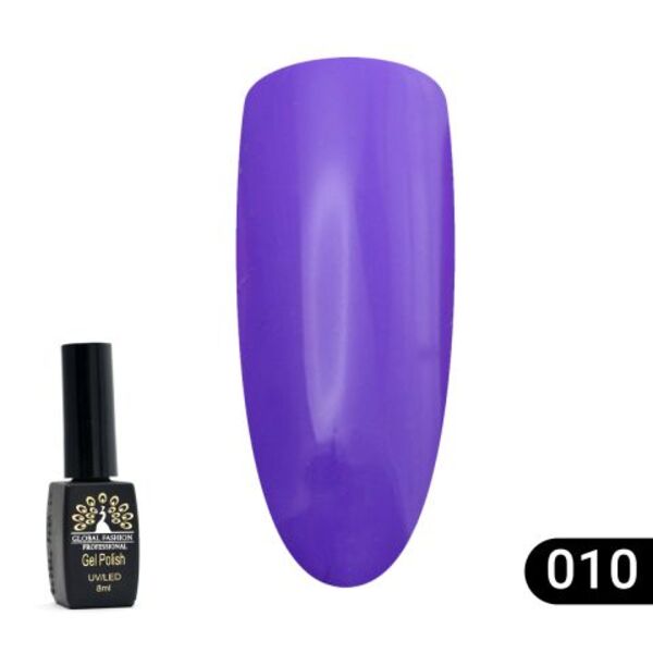 Гель-лак Global Fashion (Глобал Фэшн) Summer Light 010, 8 мл