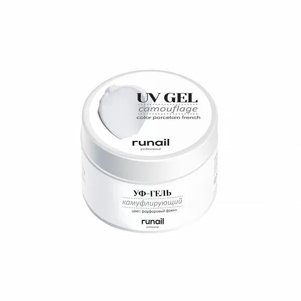 Камуфлирующий UV-гель RuNail (Рунейл) professional 6100, 30 мл