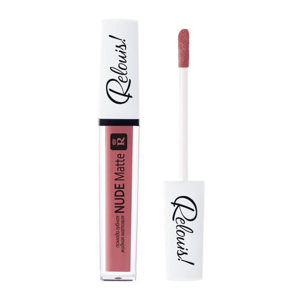 Помада для губ Relouis Nude Matte жидкая тон 12, 4.5 г