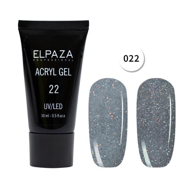 Акригель Elpaza (Эльпаза) Acryl Gel (полигель) Reflective UV/LED 22, 30 мл