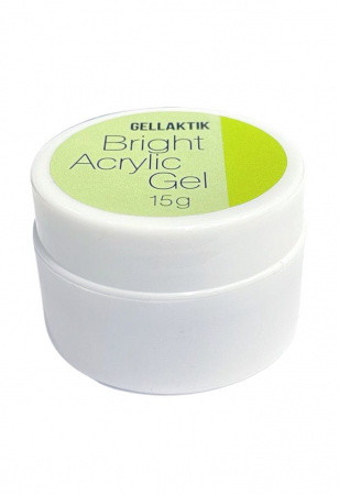 Gellaktik (Геллактик) BRIGHT ACRYLIC GEL №14 королевский розовый, 15 гр