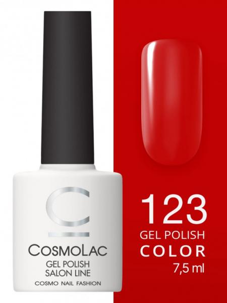 Гель-лак Cosmolac (Космолак) Color 123 Страстный поцелуй, 7,5 мл.