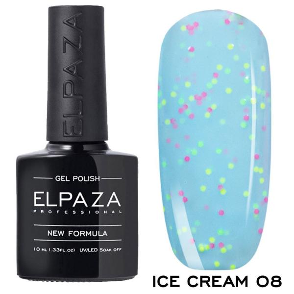 Гель-лак Elpaza (Эльпаза) Ice-Cream 008, 10 мл