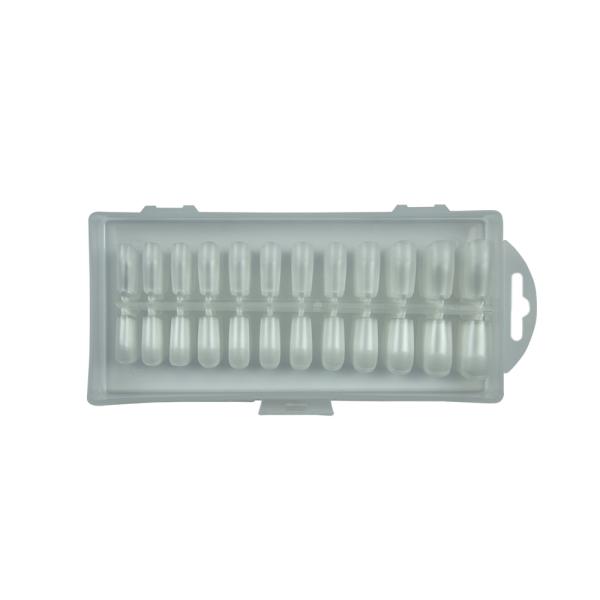 Набор гелевых матовых типсов Квадрат-2, 240 шт