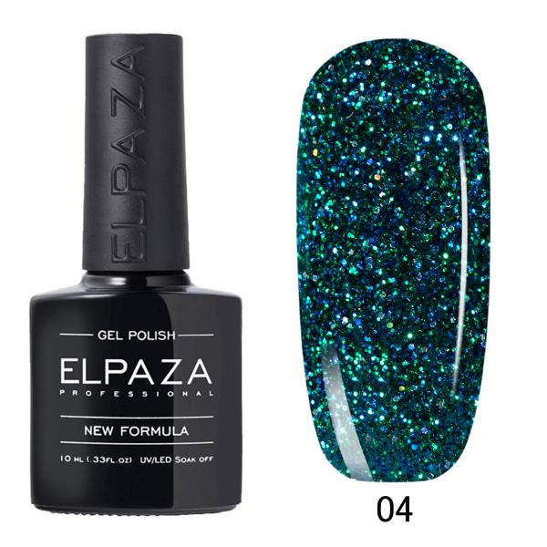 Гель-лак Elpaza (Эльпаза) Sparkle № 004, 10 мл