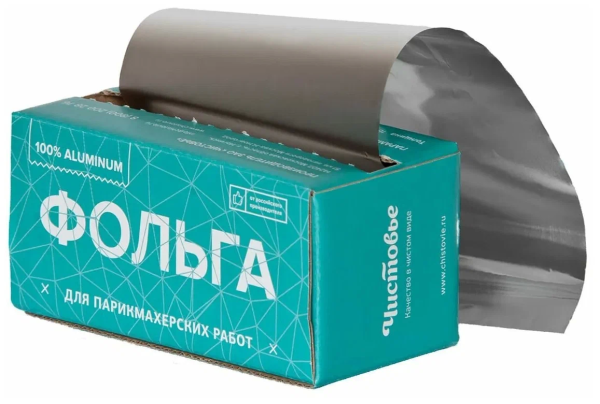ИГРОbeauty Фольга парикмахерская, 18мкр, 12см*100м упаковка Коробочка
