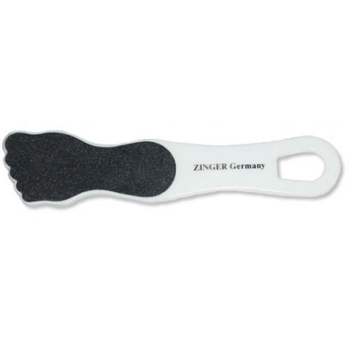 Zinger (Зингер) Тёрка педикюрная наждачная двухсторонняя "Пятка на ручке" малая RA-18