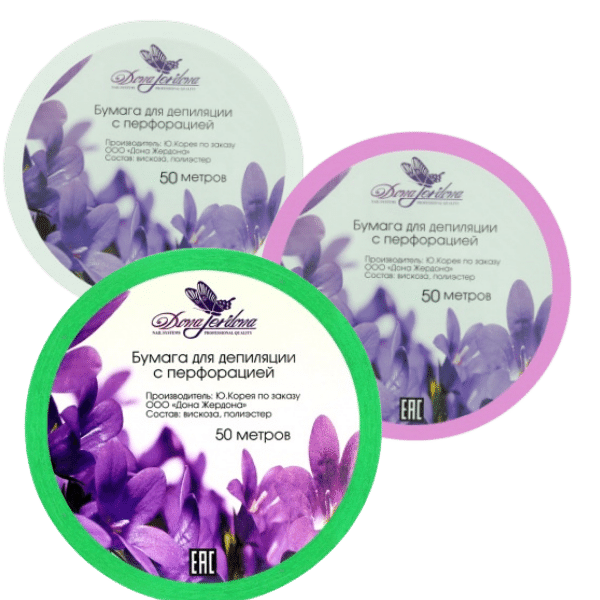 Dona Jerdona (Дона Жердона) Бумага для депиляции в рулоне, 50 м.