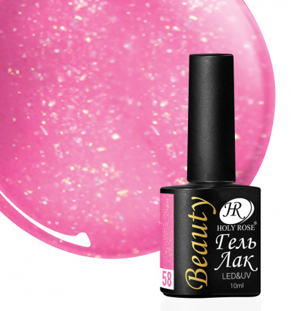 Гель-лак Holy Rose (Холи Роуз) Beauty № 058, 10 мл.