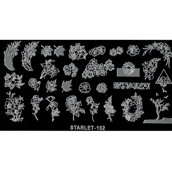 Пластина для стемпинга Starlet (старлет) № 152