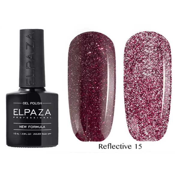 Гель-лак Elpaza (Эльпаза) светоотражающий Reflective 015, 10 мл