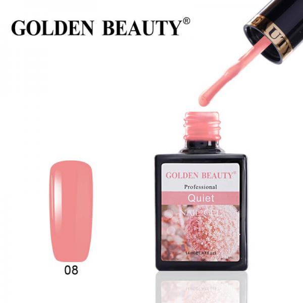Гель-лак Golden Beauty (Голден Бьюти) 08 Quiet, 14 мл