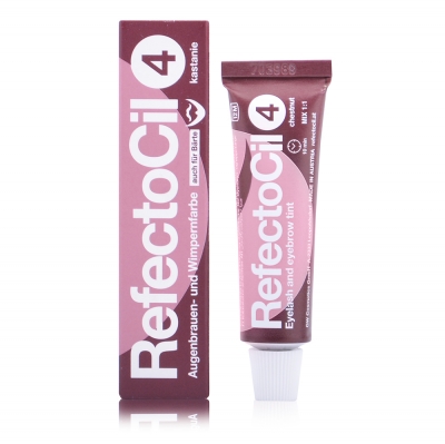 RefectoCil( РефектоСил) Краска для бровей и ресниц № 4, каштан, 15 мл