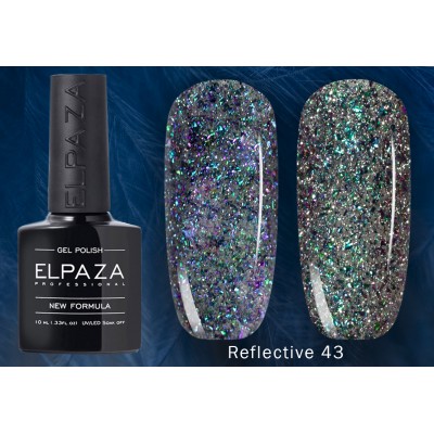 Гель-лак Elpaza (Эльпаза) светоотражающий Reflective 043, 10 мл