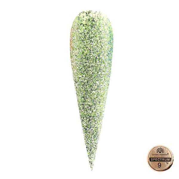 Global Fashion (Глобал Фэшн) гель-краска металлическая Spectrum 09, 5 мл