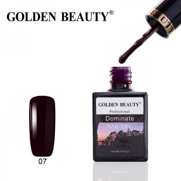Гель-лак Golden Beauty (Голден Бьюти) 07 Dominate, 14 мл