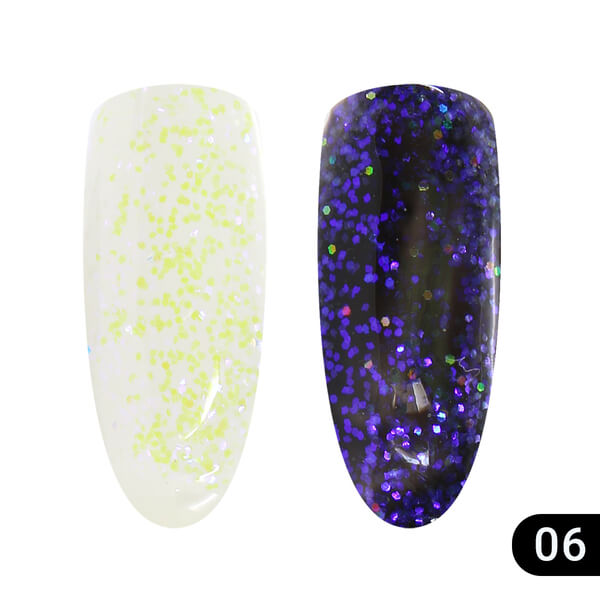 Global Fashion (Глобал Фэшн) Glitter Gel Хамелеон 06, 5 мл