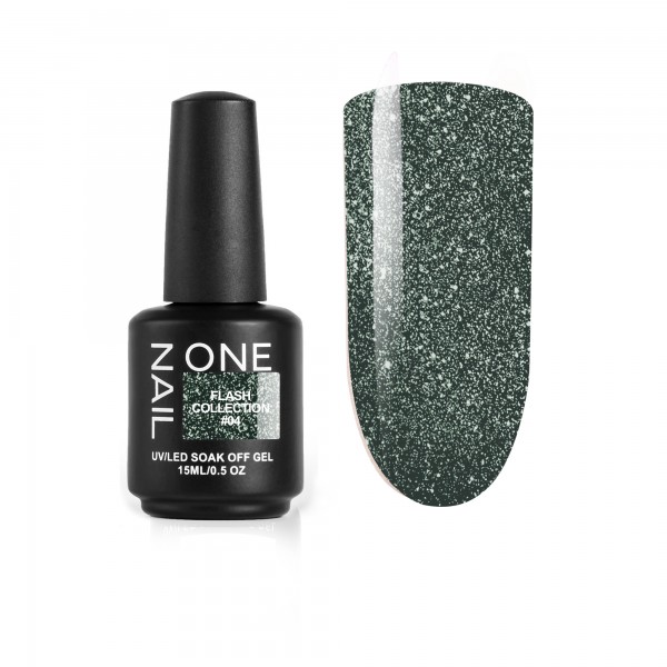 Гель-лак One Nail Flash светоотражающий #04, 15 мл