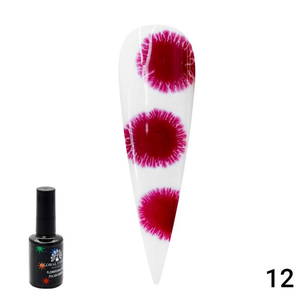 Гель-лак Global Fashion (Глобал Фэшн) Flowers 12, 8 мл