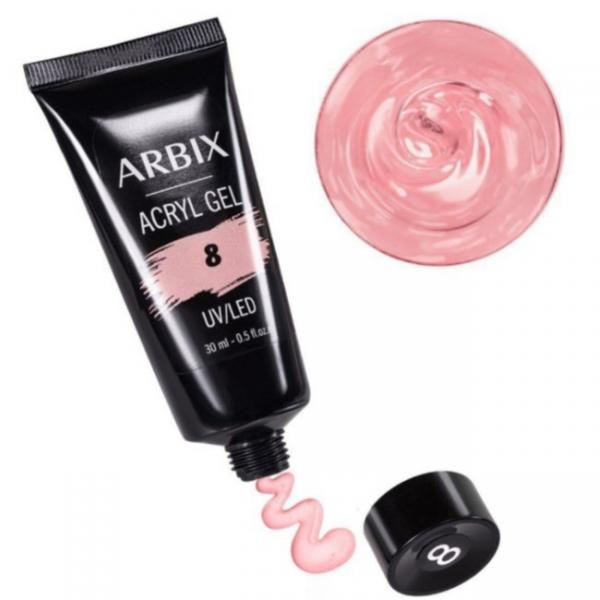Полигель для наращивания Arbix (Арбикс) Acryl Gel 08, 30 мл