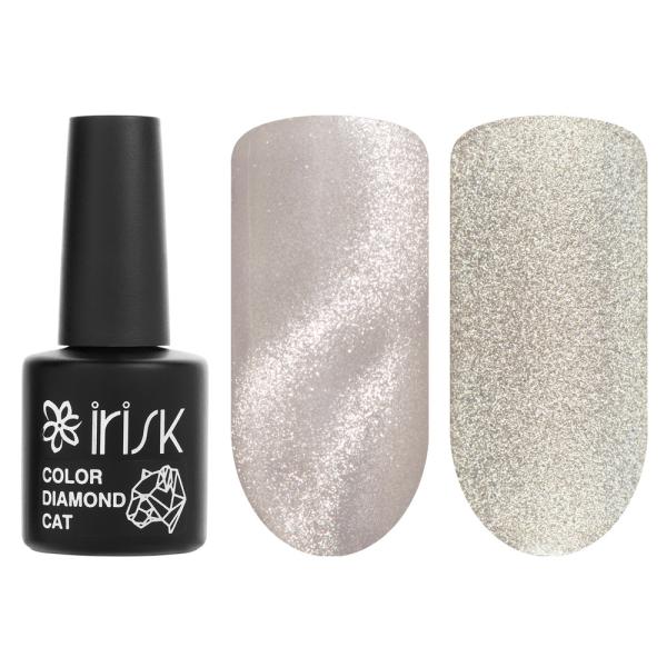 Гель-лак Irisk (Ириск) кошачий глаз Color Diamond Cat, 001, 10мл