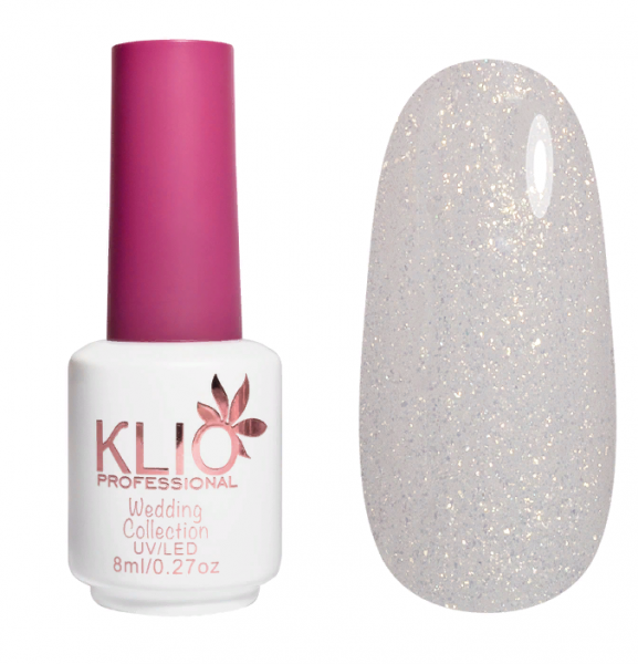 Камуфлирующая база Klio Wedding с шиммером №01, 8 мл