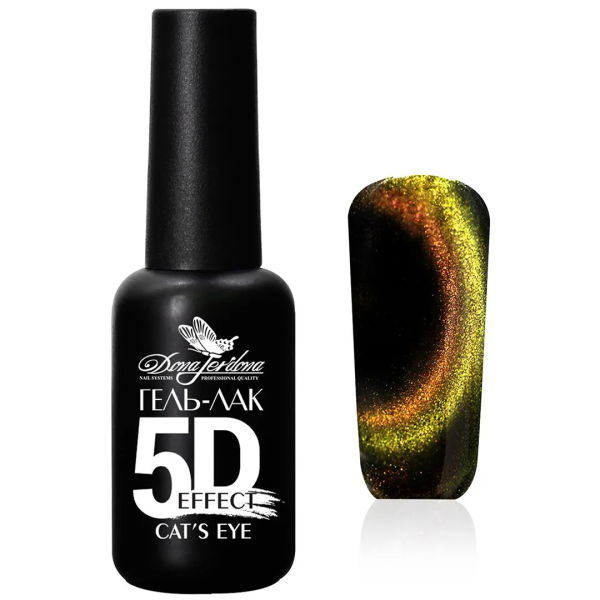 Гель-лак Dona Jerdona (Дона Жердона) 5D Cats Eye Пряные специи, 10 мл