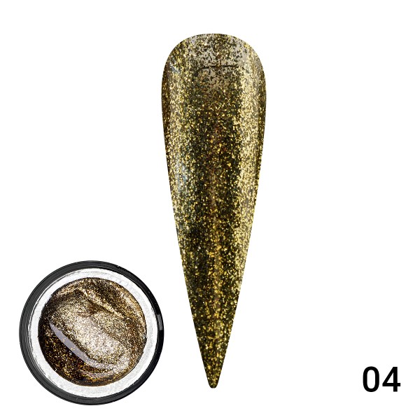 Global Fashion (Глобал Фэшн) гель-краска Mirror 04, 5 мл