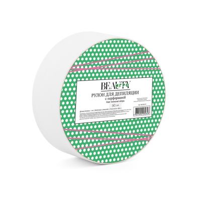 ИГРОbeauty Бумага для депиляции в рулоне, Белая, без перфорации, 50м