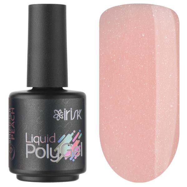 Жидкий полигель Irisk (Ириск) Liquid PolyGel 10 Shimmer Peach, 18 мл