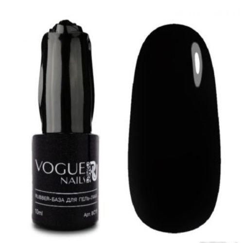 Камуфлирующая база Vogue Rubber чёрная, 10 мл