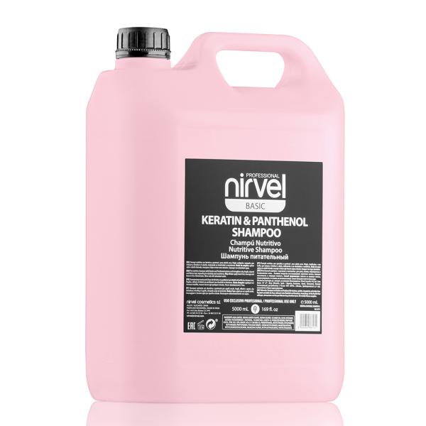 Nirvel (Нирвел) питательный шампунь Keratin & Panthenol Shampoo, 5000 мл