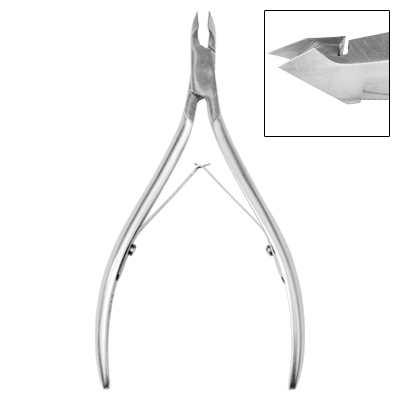 Кусачки для кожи Irisk (Ириск) Premium, лезвие 6,5 мм, двойная пружина, KD-65