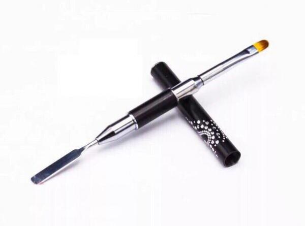 Кисть для полигеля двухсторонняя