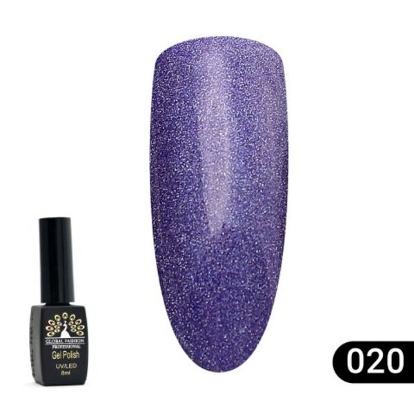 Гель-лак Global Fashion (Глобал Фэшн) Summer Light 020, 8 мл