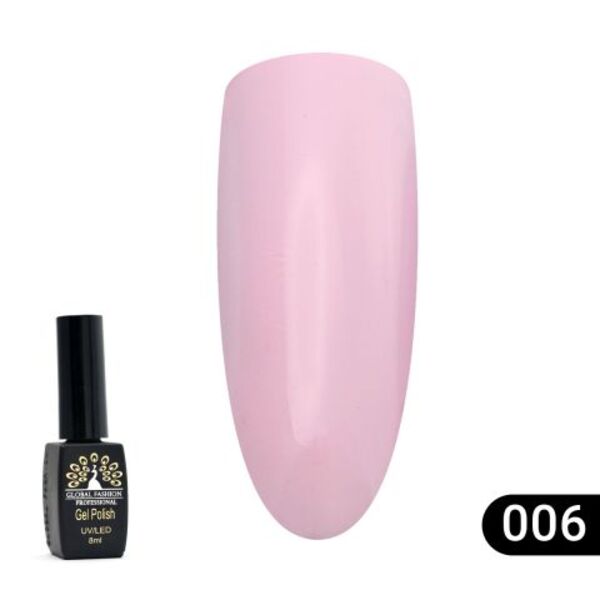 Гель-лак Global Fashion (Глобал Фэшн) Summer Light 006, 8 мл