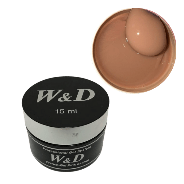 Моделирующий гель W&D French-Gel Pink Natural (сырьё Keystone), 15 мл