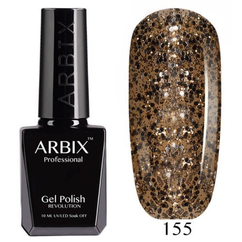 Гель-лак Arbix (Арбикс) № 155 Золотое Руно, 10 мл