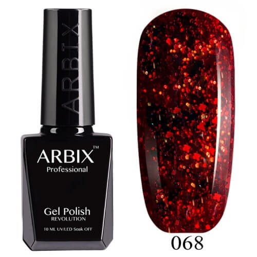 Гель-лак Arbix (Арбикс) № 068 Феникс, 10 мл