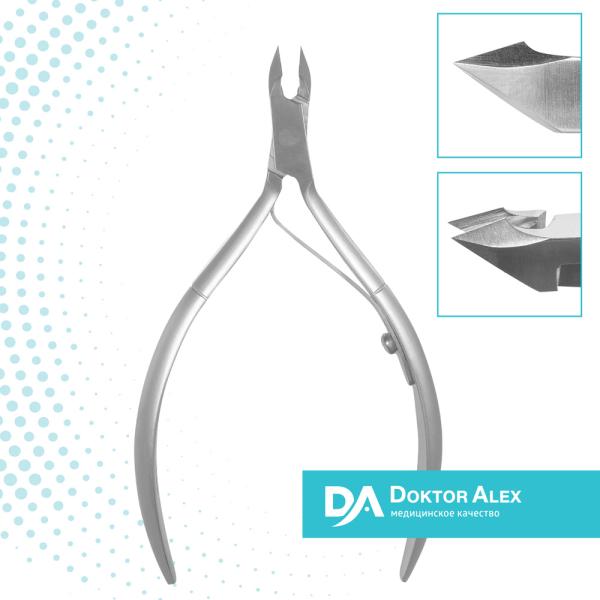 Кусачки для кожи Doktor Alex, одинарная пружина 6 мм, С-0606