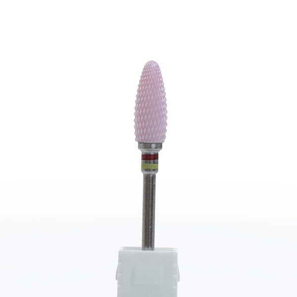 Фреза керамическая XF 3/32 Torch Cylinder, красно-желтая