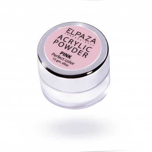 Elpaza (Эльпаза) Акриловая пудра для ногтей розовая (pink), 15 г