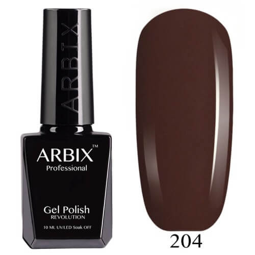 Гель-лак Arbix (Арбикс) № 204 Американский Брауни, 10 мл